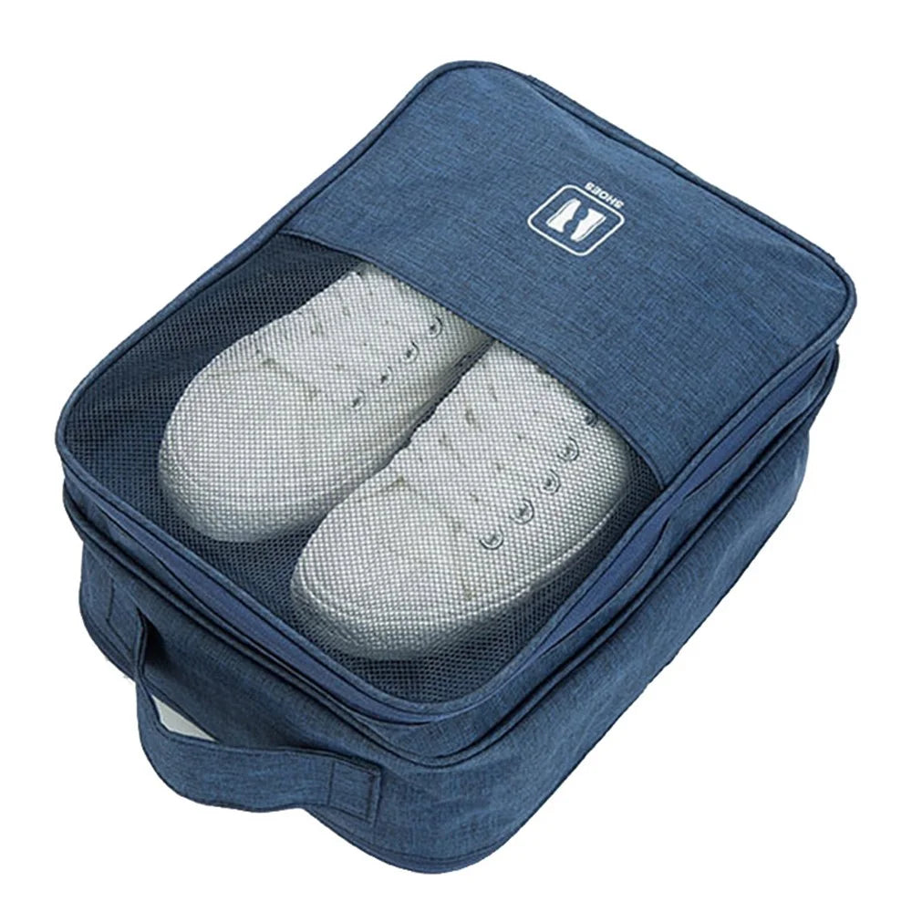 Multifunction Traveling Shoes Packing Bag Shoe Organizer Pouch Storage Bag Organization Pouch - Dark Blue - 4