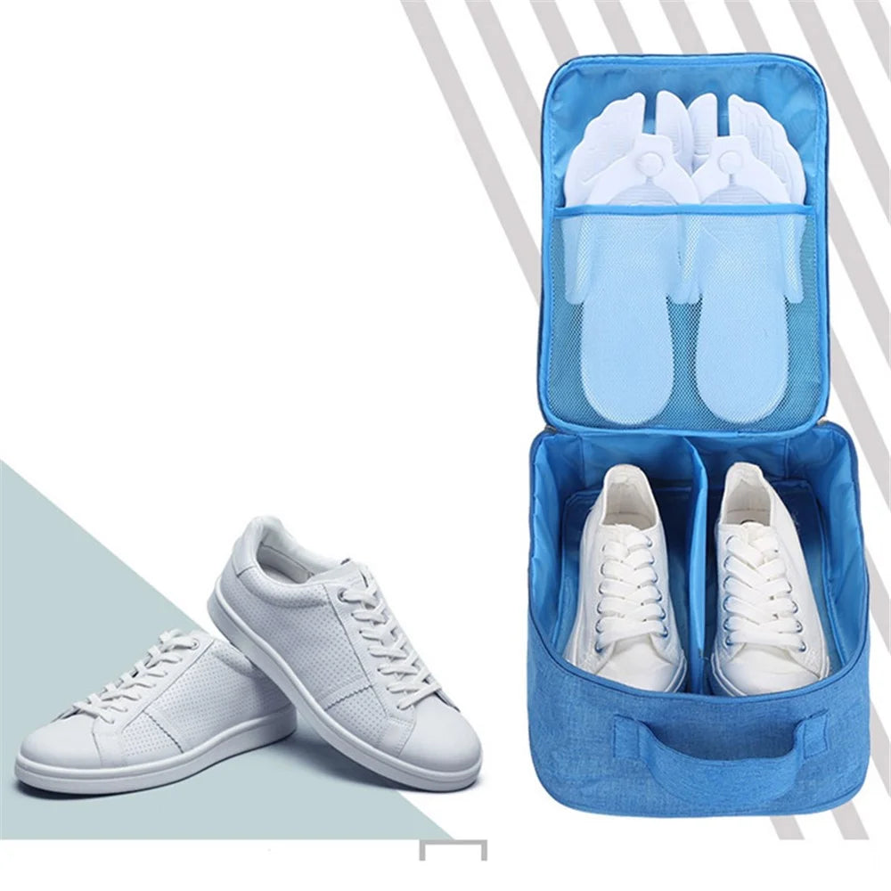 Multifunction Traveling Shoes Packing Bag Shoe Organizer Pouch Storage Bag Organization Pouch - Dark Blue - 6