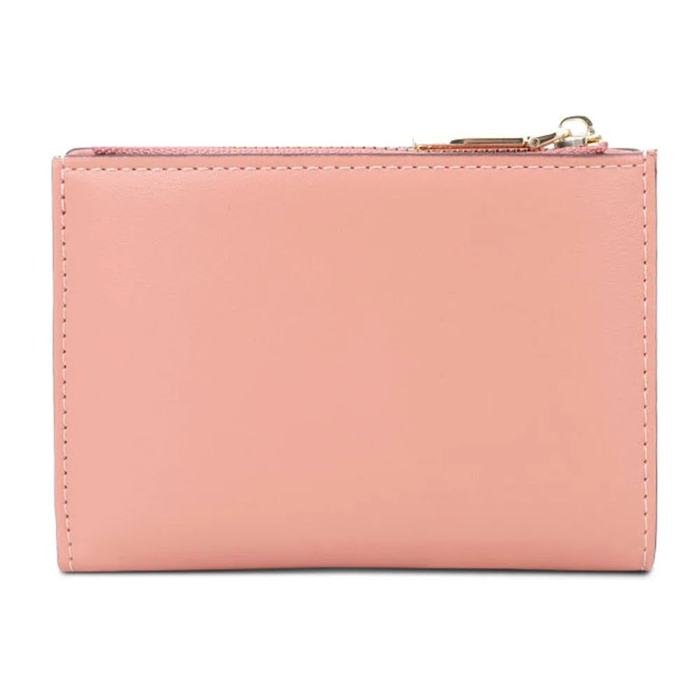 TAILIAN T2602-303 Women's PU Leather Wallet Card Storage Holder Coin Bag Girls Travel Daily Use Clutch Bag - Black - 4