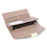 TAILIAN T5601-086 Women's PU Leather Long Wallet Tri-fold Design Multiple Card Slots Cash Storage Pouch Billfold - Khaki - 3