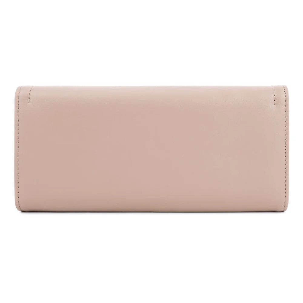 TAILIAN T5601-086 Women's PU Leather Long Wallet Tri-fold Design Multiple Card Slots Cash Storage Pouch Billfold - Khaki - 4