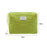 Large Makeup Pouch Soft Nylon Cosmetic Organizer Zipper Closure Toiletries Storage Bag Handbag, Size: M - Green - 3