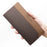 POLC 993-7 Dual Color Splicing PU Leather Men Long Wallet Tri-fold Large Capacity Wallet - Black - 4