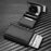 RFID Blocking Automatic Pop Up PU Leather + Aluminum Alloy Credit Card Holder Case Pocket Wallet - Carbon Fiber+Black - 2