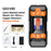 GVDA GD210D Metal Detector Laser Distance Meter Rangefinder Wall Scanner Wire Cable Metal Stud Wood Finder Digital Tape - 2