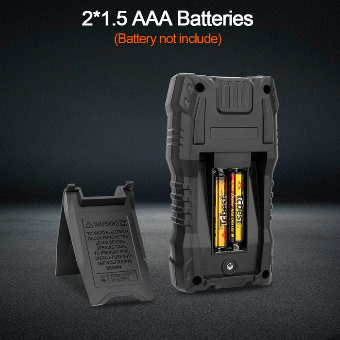 GVDA GD103B Household Mini Backlit Digital Multimeter DC / AC Voltage DC Current Portable Meter Tester with Kickstand - 5