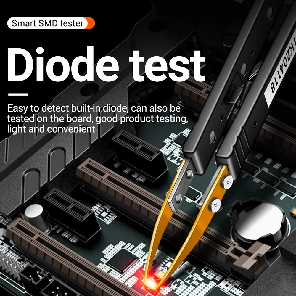 ANENG GN701 Digital Smart SMD Tester Electrical Multimeter Resistance Capacitance Continuity Diode Test Meter - 7