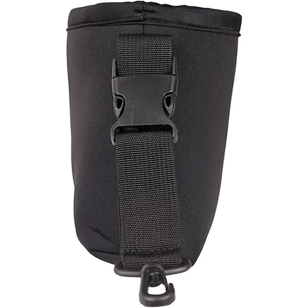 Golf Club Ball Waterproof Cleaning Bag Golf Club Groove Cleaner with Detachable Buckle - Black - 7