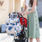 Waterproof Mommy Bag Nylon Polyester Large Capacity Shoulder Bag Outdoor Maternity Backpack - Blue - 3