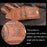Creative Men's Wallet Purse PU Leather 100 Dollar Bill Money Bifold Card Holder - Coffee - 4