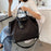2399 Nylon Handbag Sports Travel Duffle Bag Weekend Overnight Bag Tote Shoulder Bag - Black - 4