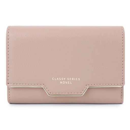 TAILIAN T6224-004 Multiple Card Slots Wallet Tri-fold Design PU Leather Billfold Coin Cash Storage Bag - Deep Pink - 1