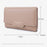 TAILIAN T6224-004 Multiple Card Slots Wallet Tri-fold Design PU Leather Billfold Coin Cash Storage Bag - Deep Pink - 7