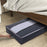 100x50x18cm Non-woven Under Bed Storage Bag Foldable Quilts Clothes Pillow Storage Bag - Transparent Lid - 7