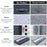 100x50x18cm Foldable Non-woven Under Bed Storage Bag Blankets Clothes Zipper Storage Bag - 2