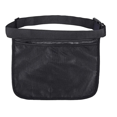 Portable Oxford Cloth Tennis Bag Holder Mesh Fanny Pack Phone Keys Storage Waist Bag - 1