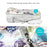 6PCS Waterproof Nylon Packing Cubes Set Travel Luggage Packing Organizers Compression Storage Bags - Black - 4