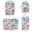 4PCS Travel Clothes Toiletries Packing Organizers Nylon Packing Cubes Set Compression Storage Bags - White - 6