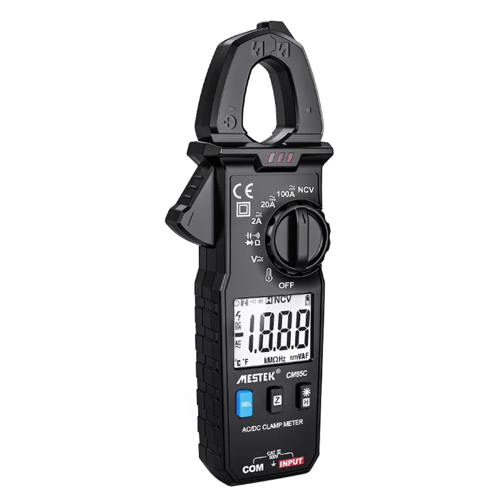 MESTEK CM85C Mini AC / DC Clamp Meter Multifunction HD LCD Screen Smart Multimeter (No Battery) - 1
