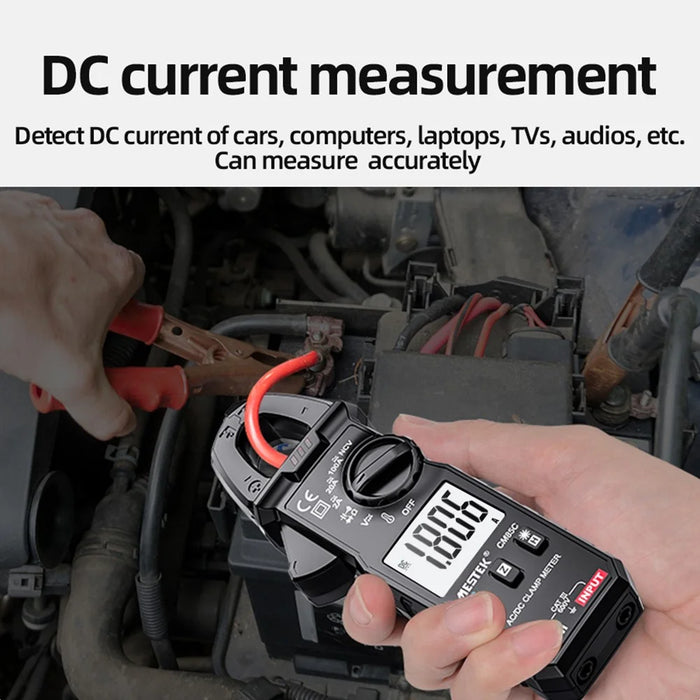 MESTEK CM85C Mini AC / DC Clamp Meter Multifunction HD LCD Screen Smart Multimeter (No Battery) - 4