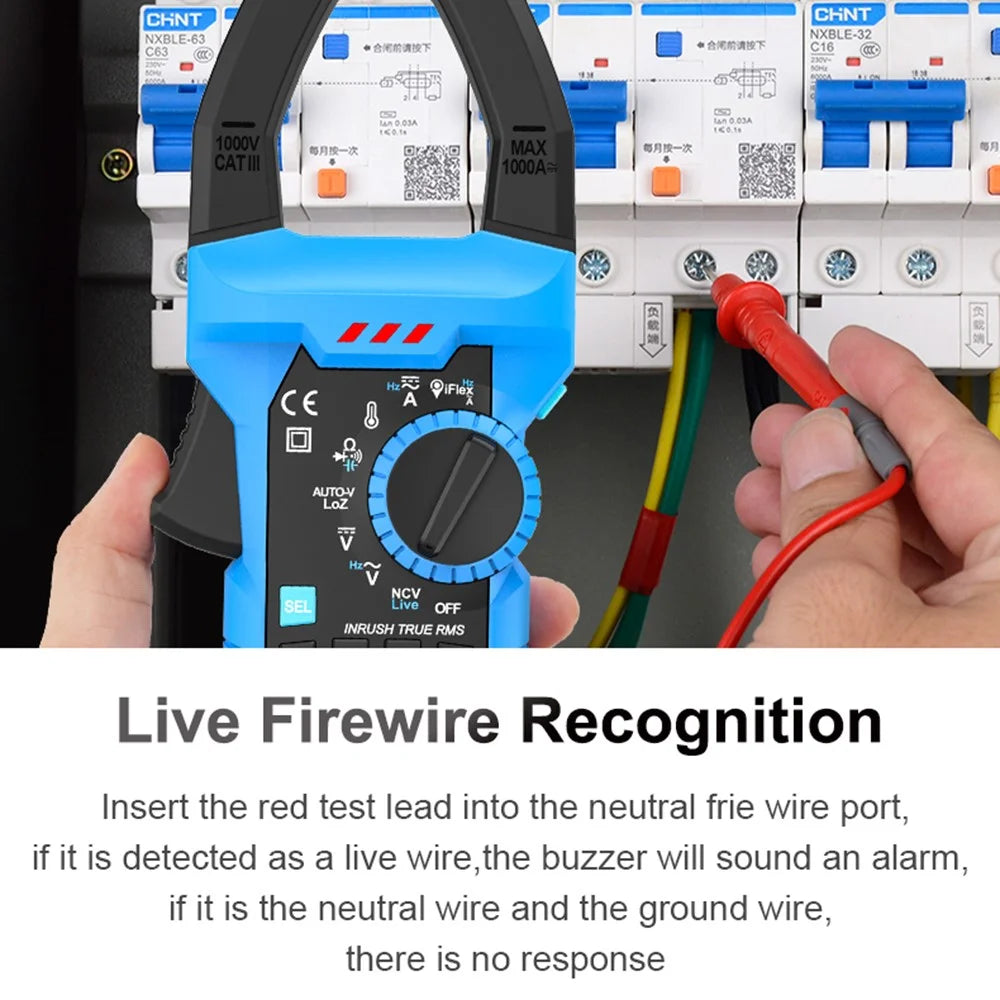 MESTEK CM86B AC / DC 1000A Clamp Meter High Precision Auto Range LCD Digital Multimeter (No Battery) - 4