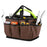 KG0050 Gardening Tool Storage Bag Oxford Cloth Multiple Pockets Plant Tool Kit Tote - Coffee - 1