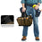 KG0050 Gardening Tool Storage Bag Oxford Cloth Multiple Pockets Plant Tool Kit Tote - Coffee - 3