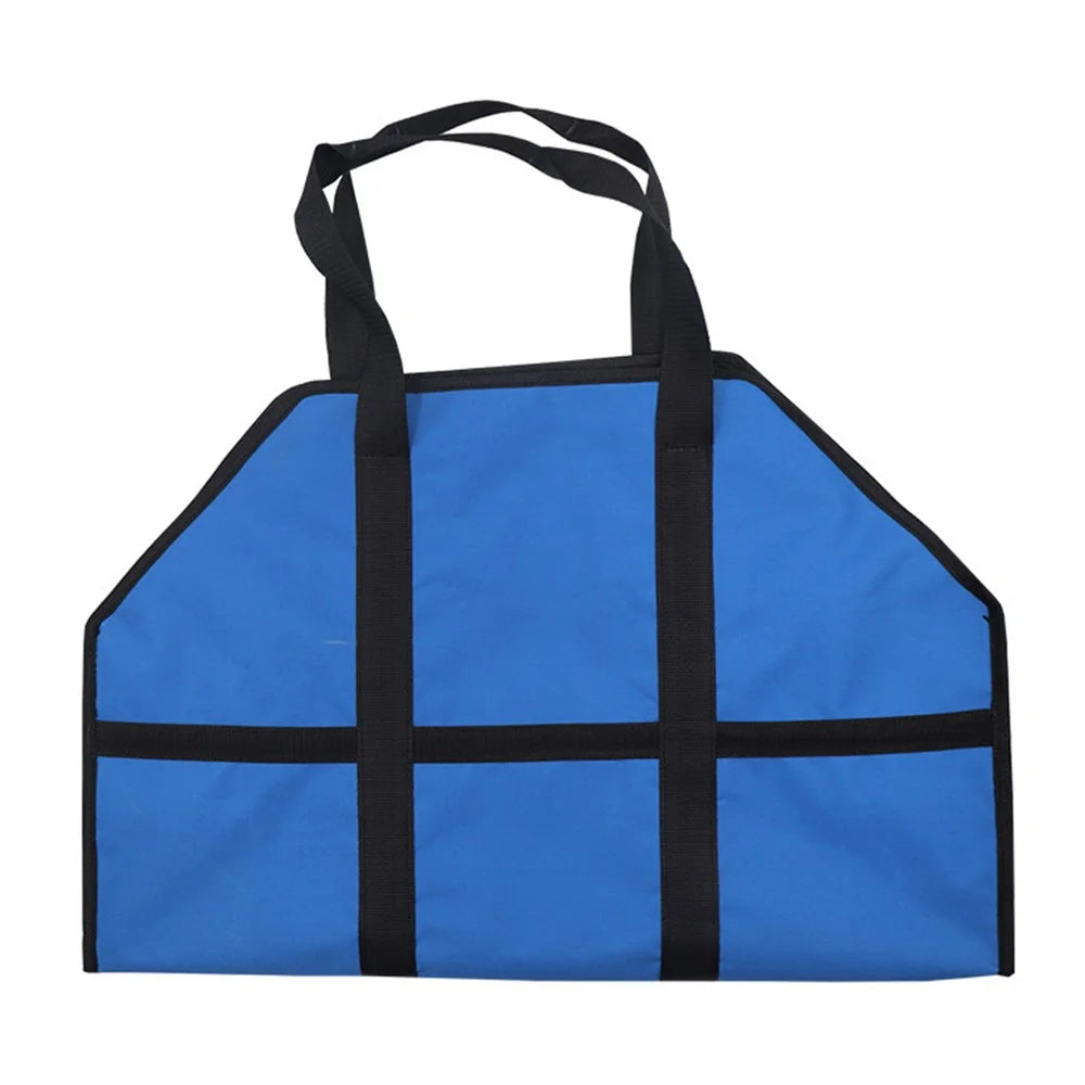 KG0200 Firewood Log Tote Bag Carrier Oxford Cloth Fireplace Firewood Storage Bag - Sapphire - 2