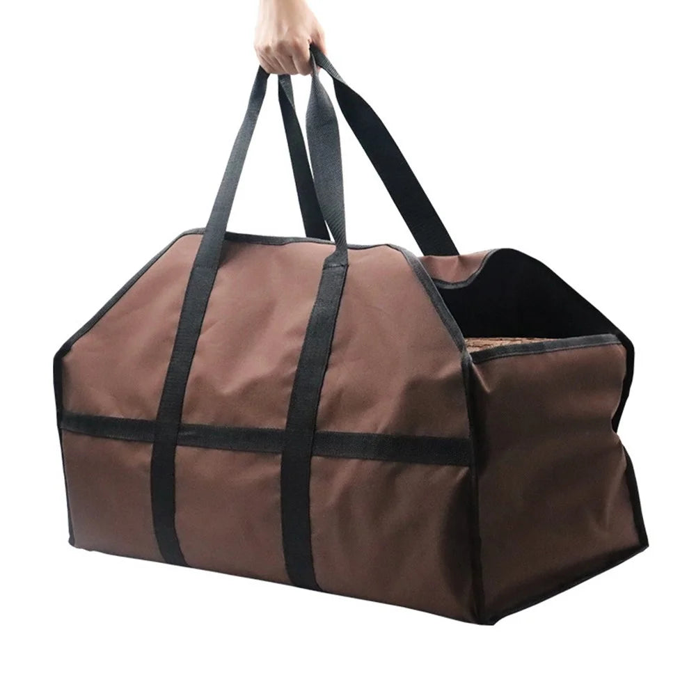 KG0200 Firewood Log Tote Bag Carrier Oxford Cloth Fireplace Firewood Storage Bag - Sapphire - 3