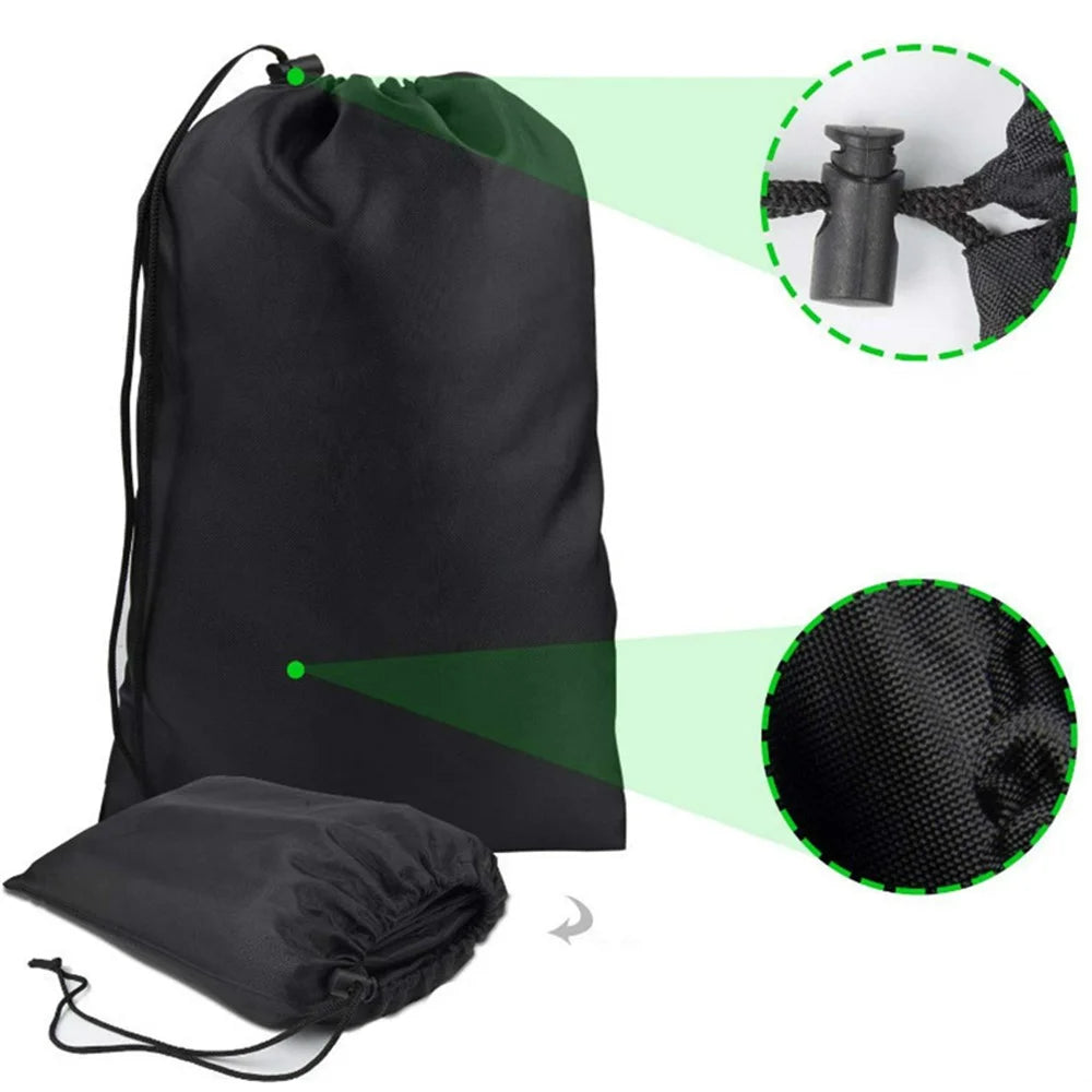 KG0062 210D Oxford Cloth Lawn Tractor Leaf Bag Grass Catcher Bag for Most Lawn Mowers - 5