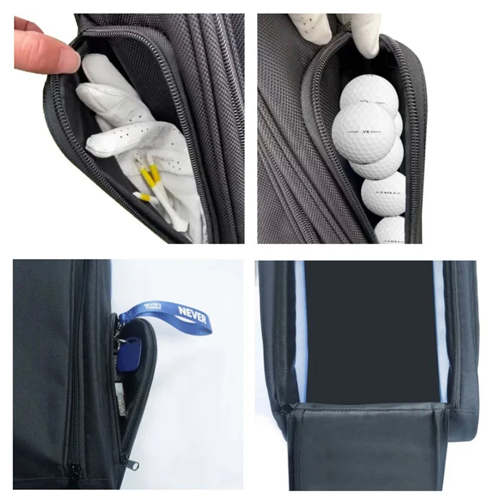 KG0228 Sport Shoes Zipper Storage Bag 600D Oxford Cloth Golf Balls Carrying Tote Bag - 5