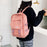 Fashion Canvas Student School Shoulder Bag Travel Backpack Daypack - Pink - 3