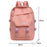 Fashion Canvas Student School Shoulder Bag Travel Backpack Daypack - Pink - 7
