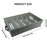 Kitchen Cutlery Drawer Organizer with Adjustable Dividers Fork Spoon Storage Case - 5