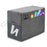 Foldable Polyester Sewing Machine Dust Cover with Two Mesh Side Pockets - Grey - 1