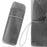 Foldable Polyester Sewing Machine Dust Cover with Two Mesh Side Pockets - Grey - 3