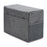 Foldable Polyester Sewing Machine Dust Cover with Two Mesh Side Pockets - Grey - 4