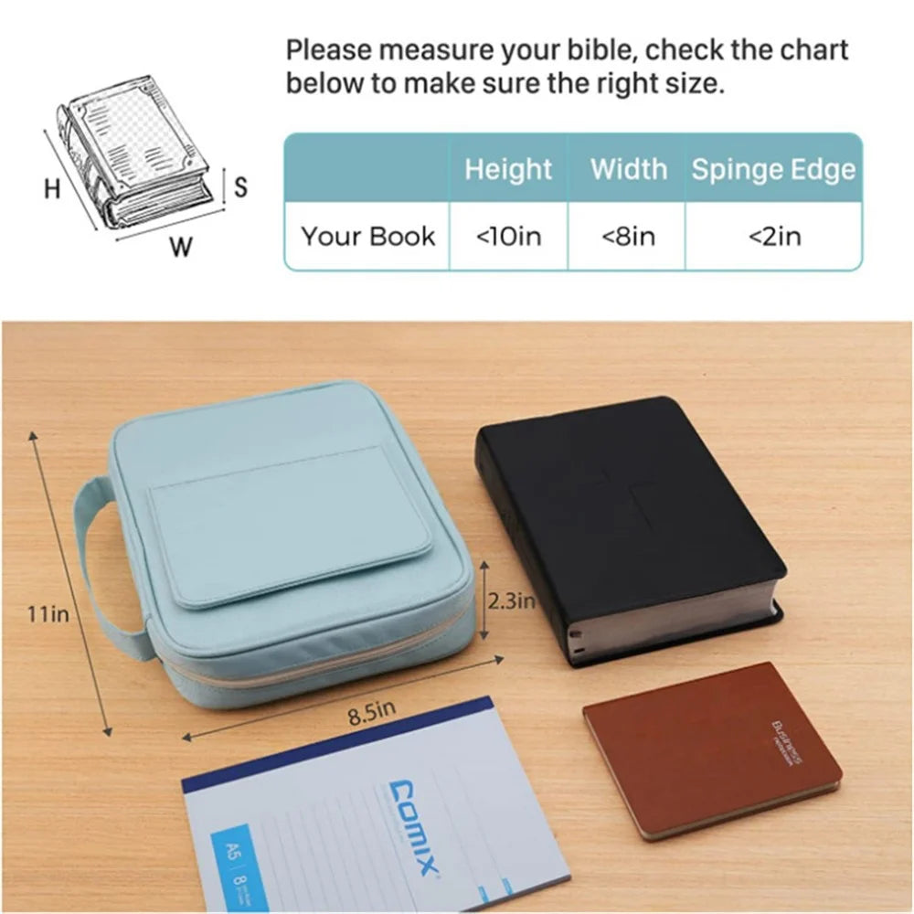 Multifunction Stationery Book Storage Bag Kickstand Design Book Display Electronics Organizer Pouch - Green - 6