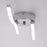 12W Modern LED Ceiling Lamp Wave Shape Ceiling Light for Bedroom Kitchen Living Room Decor - Pure White - 3