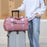 Large Capacity Oxford Cloth Waterproof Fitness Tote Crossbody Bag Travel Luggage Bag - Pink - 2