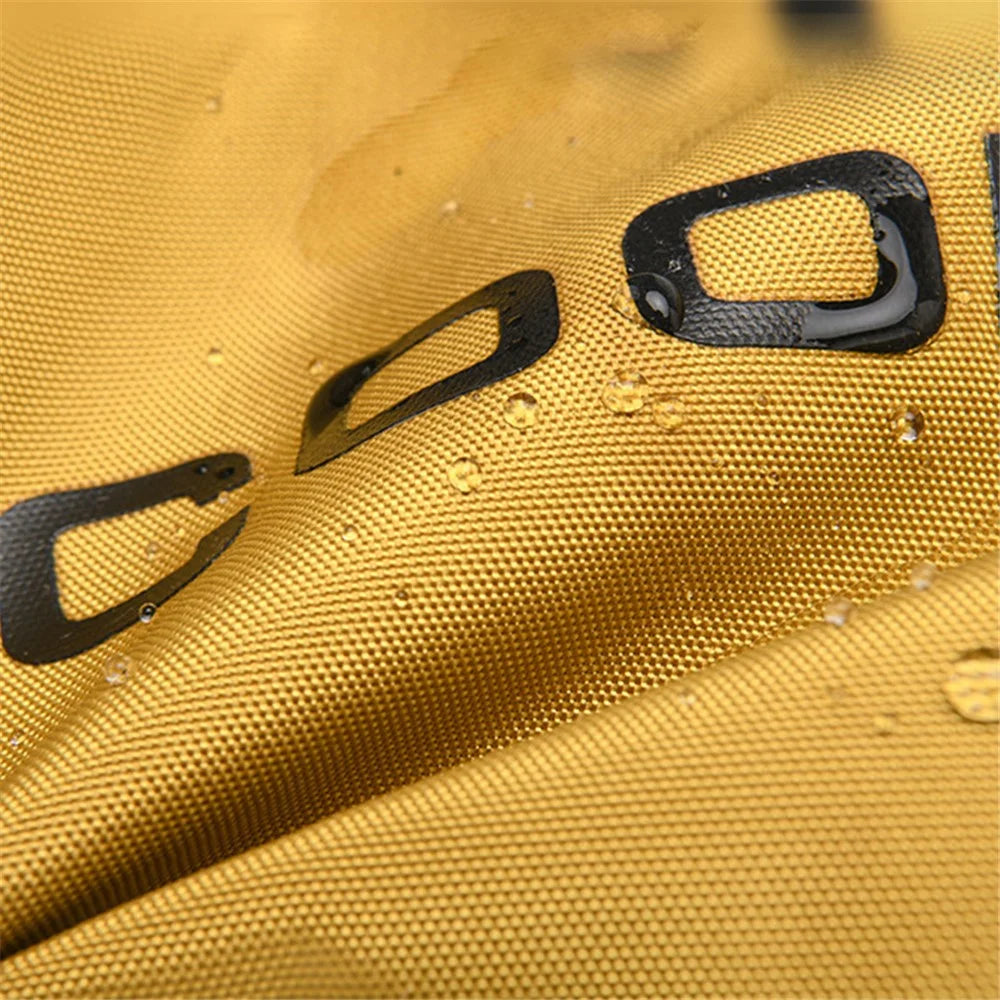 Large Capacity Oxford Cloth Sport Fitness Tote Crossbody Bag Travel Luggage Carrying Bag - Yellow - 7