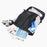 Oxford Cloth Sports Drawstring Backpack Fitness Yoga Shoes Clothes Storage Backpack - Black - 2
