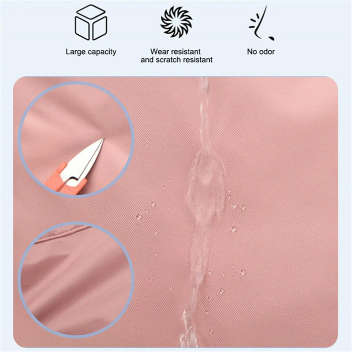 Stylish Oxford Cloth Waterproof Sport Fitness Tote Crossbody Bag Travel Luggage Bag - Pink - 4