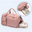 Stylish Oxford Cloth Waterproof Sport Fitness Tote Crossbody Bag Travel Luggage Bag - Pink - 6