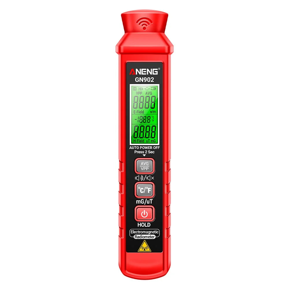 ANENG GN902 Radiation Detector LCD Backlit Digital Display Electromagnetic Radiation Measurer Tester - 1