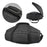Travel Case for JBL Boombox 3 / 2 Portable Bluetooth-compatible Speaker Cloth Carrying Storage Bag with Shoulder Strap - Black - 1