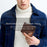 BAELLERRY D5104 Men's Zipper Wallet RFID Blocking PU Leather Card Pouch Coin Purse Bag Billfold - Light Brown - 4
