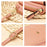 7119 Cell Phone Pouch Solid Color PU Leather Zipper Wallet Women Small Crossbody Shoulder Bag - Pink - 3