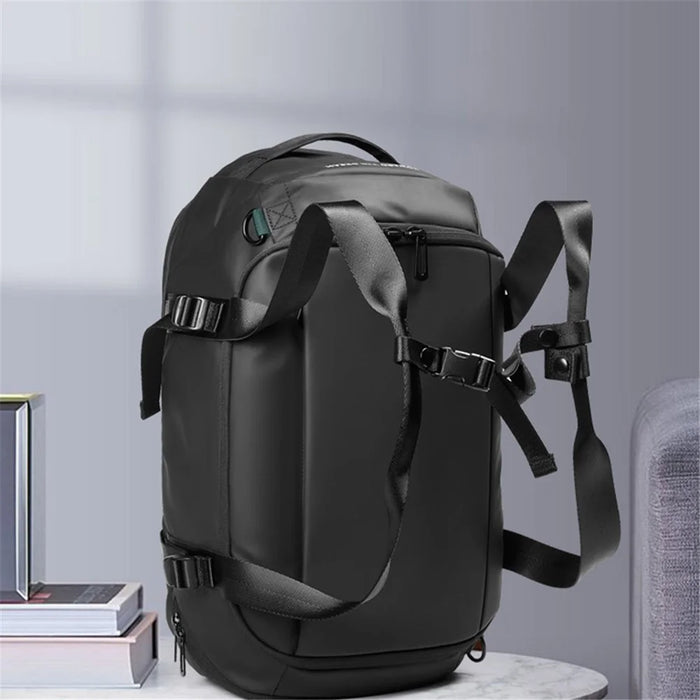 Multifunctional Waterproof Shoulder Bag 36-55L Large Capacity Fitness Gym Bag Travel Crossbody Handbag - 5