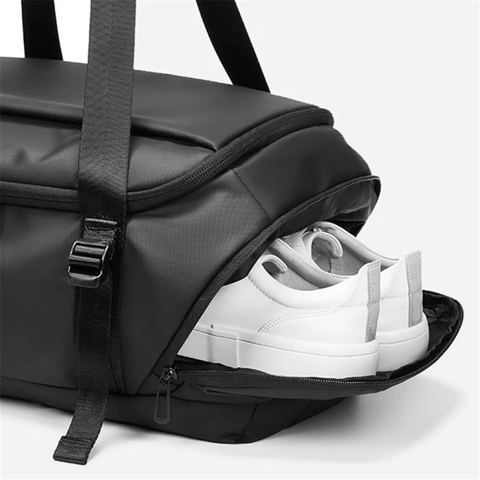Multifunctional Waterproof Shoulder Bag 36-55L Large Capacity Fitness Gym Bag Travel Crossbody Handbag - 6